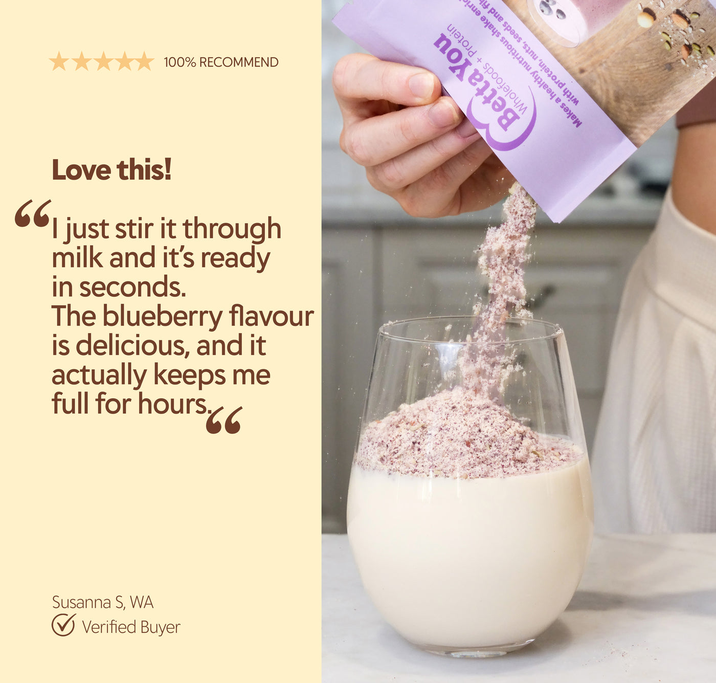 Blueberry Nourish Protein Blend