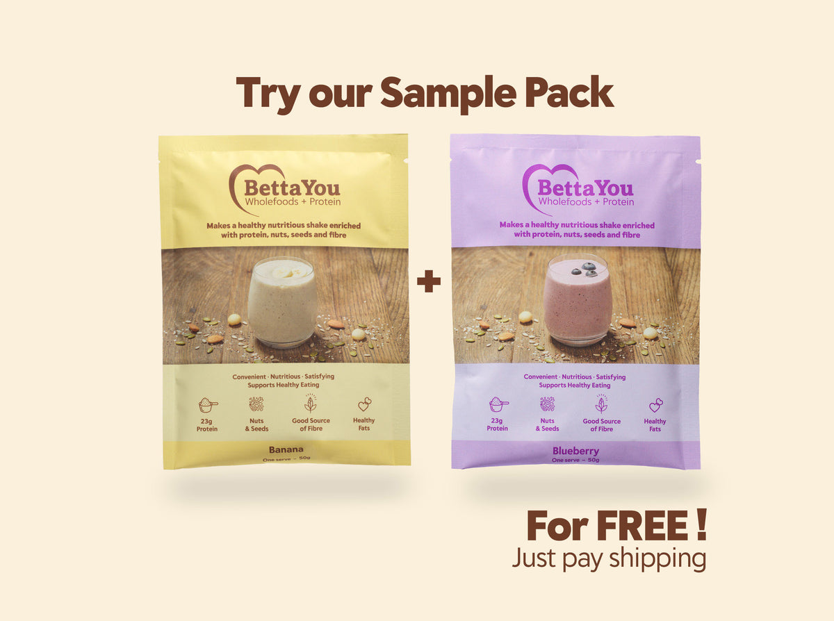 BettaYou Nourish Protein Shake Sample Pack - 2 x 50g Sachets