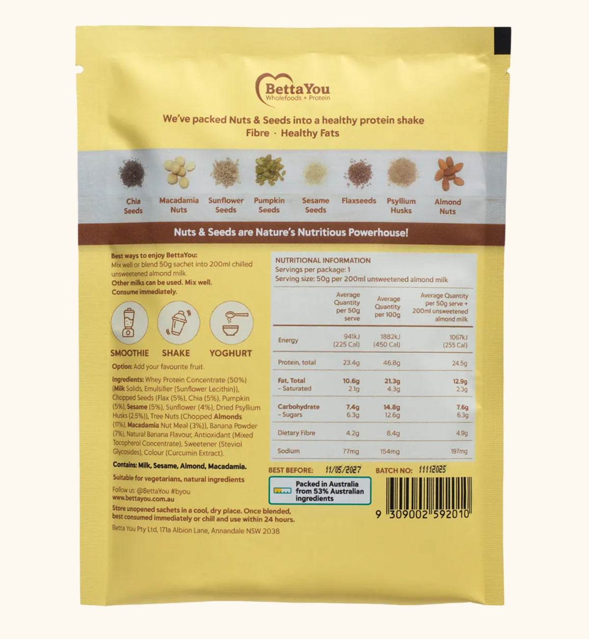 Ingredients Information